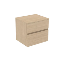 Ideal Standard Finesse - Umyvadlová skříňka, 60x51x56 cm, 2 zásuvky, bílý dub E3433US