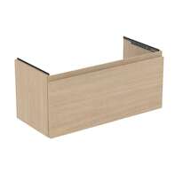 Ideal Standard Finesse - Umyvadlová skříňka, 80x38x37 cm, 1 zásuvka, bílý dub E3377US