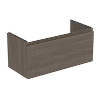 Ideal Standard Finesse - Umyvadlová skříňka, 80x38x37 cm, 1 zásuvka, Dark Elm E3377UR