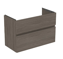 Ideal Standard Finesse - Umyvadlová skříňka, 80x38x55 cm, 2 zásuvky, Dark Elm E3380UR