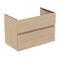 Ideal Standard Finesse - Umyvadlová skříňka, 80x44x55 cm, 2 zásuvky, bílý dub E3387US