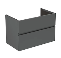 Ideal Standard Finesse - Umyvadlová skříňka, 80x44x55 cm, 2 zásuvky, matný antracit E3387Y2