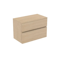 Ideal Standard Finesse - Umyvadlová skříňka, 80x44x56 cm, 2 zásuvky, bílý dub E3423US