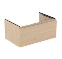Ideal Standard Finesse - Umyvadlová skříňka, 80x51x37 cm, 1 zásuvka, bílý dub E3392US