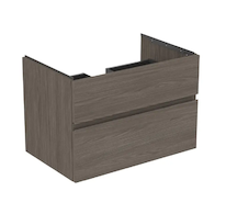 Ideal Standard Finesse - Umyvadlová skříňka, 80x51x55 cm, 2 zásuvky, Dark Elm E3396UR