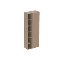 Ideal Standard Finesse - Vysoká skříňka 60x30x160 cm, 1 dvířka, panty vpravo, Matt Greige E3442UP