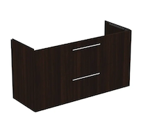 Ideal Standard i.Life A - Umyvadlová skříňka, 120x44x63 cm, 2 zásuvky, kávový dub T5258NW