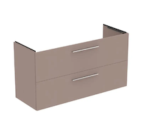 Ideal Standard i.Life A - Umyvadlová skříňka, 120x44x63 cm, 2 zásuvky, matná béžová T5258NH