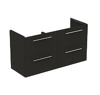 Ideal Standard i.Life A - Umyvadlová skříňka, 120x63x44 cm, 4 zásuvky, matná uhlově šedá T5513NV