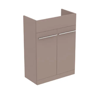 Ideal Standard i.Life A - Umyvadlová skříňka, 60x30x84 cm, 2 dvířka, matná béžová T5262NH