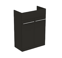 Ideal Standard i.Life A - Umyvadlová skříňka, 60x30x84 cm, 2 dvířka, matná uhlově šedá T5262NV