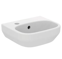 Ideal Standard i.Life A - Umývátko 35x30 cm, s přepadem, otvor pro baterii vlevo, bílá T470901