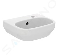 Ideal Standard i.Life A - Umývátko 35x30 cm, s přepadem, otvor pro baterii vpravo, bílá T471001