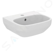 Ideal Standard i.Life A - Umývátko 40x36 cm, s přepadem, otvor pro baterii, bílá T470801