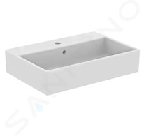 Ideal Standard i.Life B - Umyvadlo na desku 61x42 cm, s přepadem, s otvorem na baterii, bílá T573601