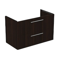 Ideal Standard i.Life B - Umyvadlová skříňka, 100x63x51 cm, 2 zásuvky, levá, kávový dub T5584NW