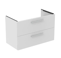 Ideal Standard i.Life B - Umyvadlová skříňka, 100x63x51 cm, 2 zásuvky, pravá, matná bílá T5585DU