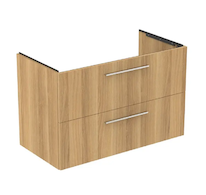 Ideal Standard i.Life B - Umyvadlová skříňka, 100x63x51 cm, 2 zásuvky, pravá, přírodní dub T5585NX