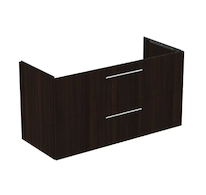 Ideal Standard i.Life B - Umyvadlová skříňka, 120x63x51 cm, 2 zásuvky, levá, kávový dub T5586NW