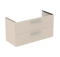 Ideal Standard i.Life B - Umyvadlová skříňka, 120x63x51 cm, 2 zásuvky, levá, matná písková T5586NF