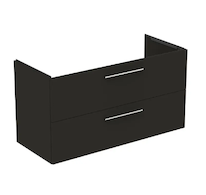 Ideal Standard i.Life B - Umyvadlová skříňka, 120x63x51 cm, 2 zásuvky, matná uhlově šedá T5514NV