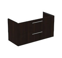 Ideal Standard i.Life B - Umyvadlová skříňka, 120x63x51 cm, 2 zásuvky, pravá, kávový dub T5587NW