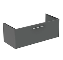 Ideal Standard i.Life B - Umyvadlová skříňka, 44x120x51 cm, 1 zásuvka, šedý matný křemen T5515NG