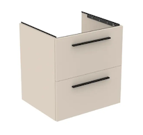 Ideal Standard i.Life B - Umyvadlová skříňka 60x63x51 cm, 2 zásuvky, matná písková T5270NF
