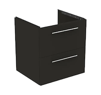 Ideal Standard i.Life B - Umyvadlová skříňka 60x63x51 cm, 2 zásuvky, matná uhlově šedá T5270NV