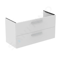 Ideal Standard i.Life B - Umyvadlová skříňka, 63x120x51 cm, 2 zásuvky, levá, matná bílá T5586DU