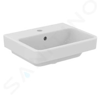 Ideal Standard i.Life B - Umývátko, 45x38 cm, s přepadem, s otvorem na baterii, bílá T571901