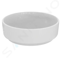 Ideal Standard i.Life O - Umyvadlo na desku, průměr 40 cm, bez přepadu, bílá T573301