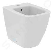 Ideal Standard i.Life S - Stojící bidet, 355x480 mm, s přepadem, otvor pro baterii, bílá T459501