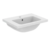 Ideal Standard i.Life S - Umyvadlo nábytkové 51x39x18 cm, s přepadem, otvor pro baterii, bílá T459101