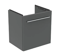 Ideal Standard i.Life S - Umyvadlová skříňka, 43x44x34 cm, 1 zásuvka, šedý matný křemen T6848NG