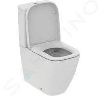 Ideal Standard i.Life S - WC kombi se sedátkem SoftClose, vario odpad, RimLS+, bílá T481601