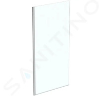 Ideal Standard i.Life - Sprchová stěna Walk-In 100x200 cm, lesklá stříbrná/čiré sklo T5538EO