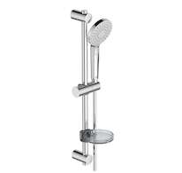 Ideal Standard Idealrain Evo Jet - Set sprchové hlavice, 3 proudy, tyče a hadice, chrom B2620AA