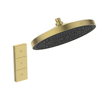 Ideal Standard Idealrain Solos - Hlavová sprcha, průměr 30 cm, 3 proudy, kartáčované zlato A7889A2