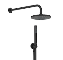 Ideal Standard Idealrain - Sprchový set bez baterie, průměr 20 cm, matná černá BD389XG