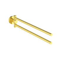 Ideal Standard IOM - Držák ručníků, otočný, délka 37 cm, kartáčované zlato A9131A2