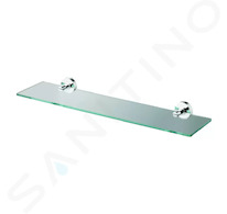 Ideal Standard IOM - Polička 52 cm, chrom/čiré sklo A9125AA