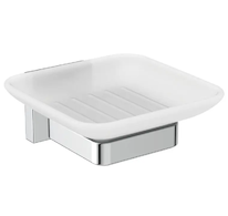 Ideal Standard IOM Square - Mýdlenka s držákem, matné sklo/chrom E2201AA