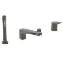 Ideal Standard La Dolce Vita - Baterie na okraj vany, 4-otvorová instalace, Magnetic Grey BD671A5