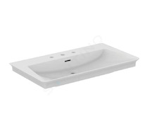 Ideal Standard La Dolce Vita - Umyvadlo, 86x47 cm, s přepadem, 3 otvory pro baterii, bílá E267601