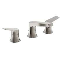 Ideal Standard La Dolce Vita - Umyvadlová baterie s výpustí, 3-otvorová instalace, Silver Storm BD661GN