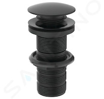 Ideal Standard Příslušenství - Odtoková souprava Click-Clack pro umyvadla bez přepadu, černá E1483XG