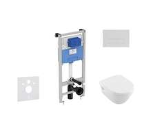 Ideal Standard ProSys - Set předstěnové instalace, klozetu a sedátka Architectura, tlačítka Oleas M2, DirectFlush, SoftClose, Ce