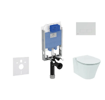 Ideal Standard ProSys - Set předstěnové instalace, klozetu a sedátka  Connect Air, tlačítka Oleas M2, Aquablade, SoftClose, chro