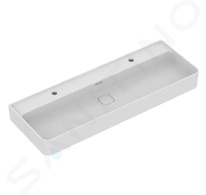 Ideal Standard Strada II - Umyvadlo 120x43 cm, 2 otvory pro baterii, s Ideal Plus, bílá T3648MA